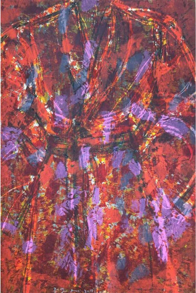 Jim Dine, Transparent Grey Robe, 2013