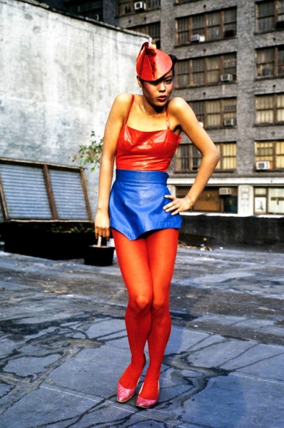 Willy Spiller, Penelope on the Roof, 7th Avenue, New York, 1982