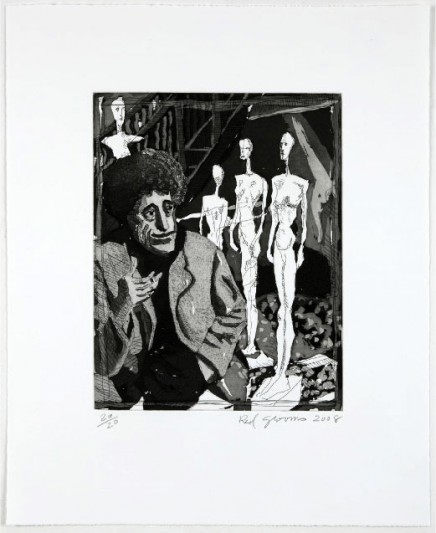 Giacometti by Red Grooms