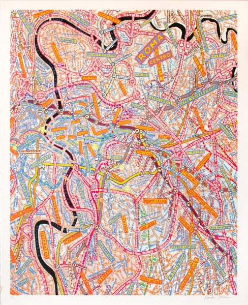 Paula Scher, Rome, 2018