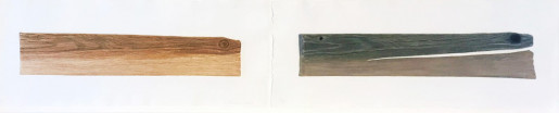 Ed Ruscha, New Wood, Old Wood, 2007
