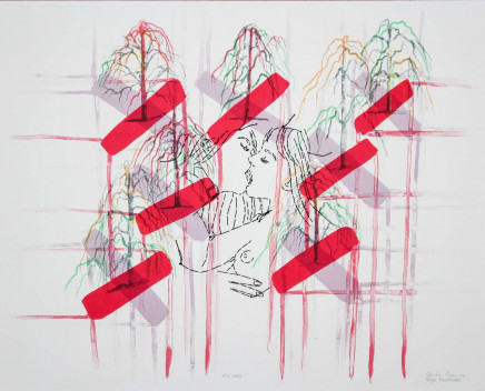 Kiss Cross by Ghada Amer and Reza Farkhondeh