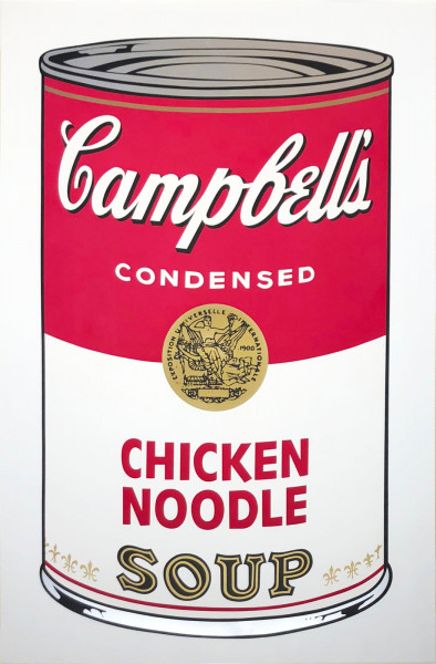 Andy Warhol, Chicken Noodle (FS II.45), from the Portfolio “Campbell's Soup I”, 1968
