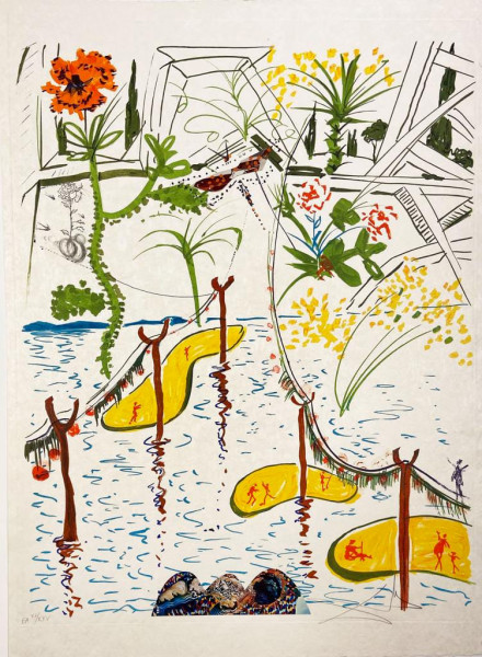 Salvador Dalí, Biological Garden, 1975-1976