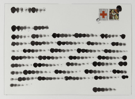 2015.07.12 6ème lettre, timbre Grünewald Retable d’Issenheim by Sarkis
