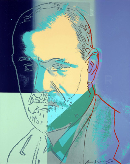 Sigmund Freud (FS II.235), from the Portfolio “Ten Portraits of Jews of the Twentieth Century” by Andy Warhol