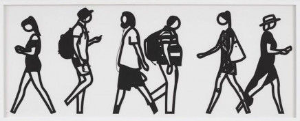 Walking in Melbourne 6 by Julian Opie