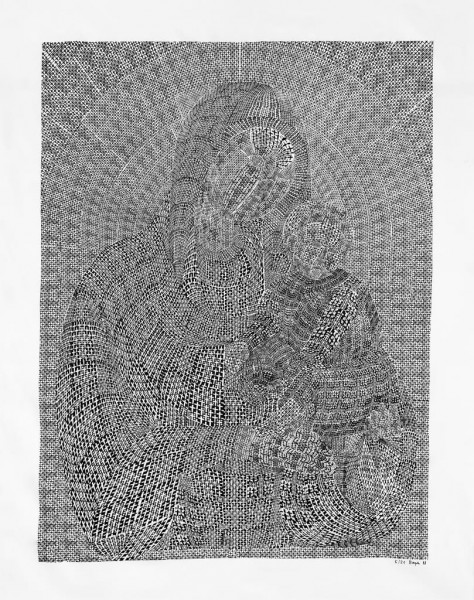 Thomas Bayrle, Madonna Croche, 1988