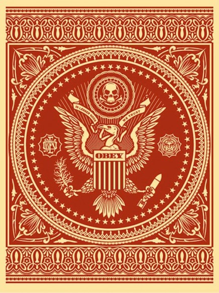 Presidential Seal Red by Shepard Fairey