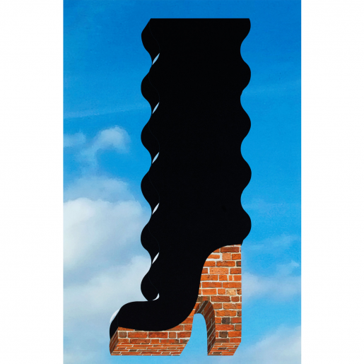 Anthea Hamilton, Daydreamer's Wavy Boot, 2018