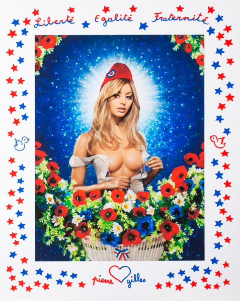 Pierre & Gilles, Marianne (Zahia Dehar), 2015