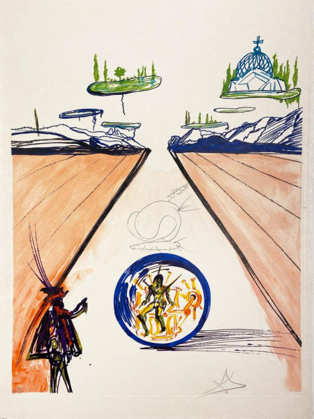 Salvador Dalí, Intra-Uterine Paradesiac Locomotion, 1975-1976