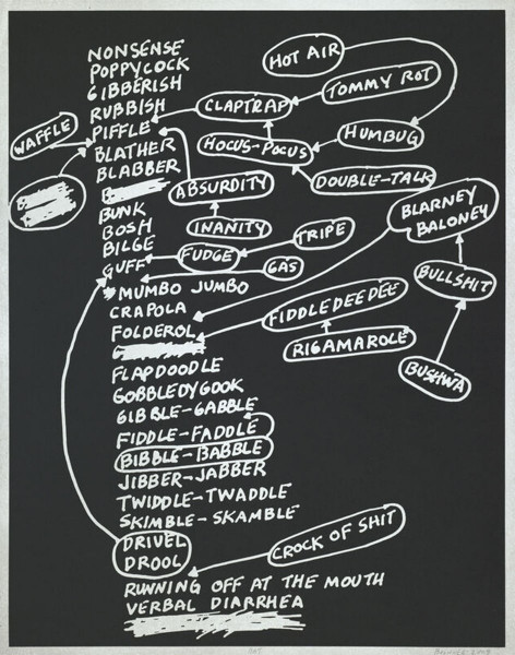 Mel Bochner, Nonsense, 2009