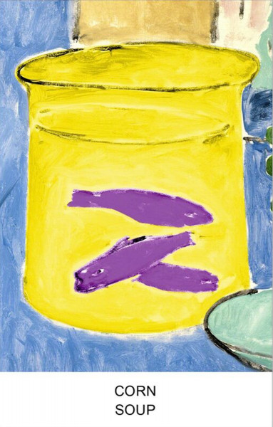 John Baldessari, Eight Soups: Corn Soup, 2012