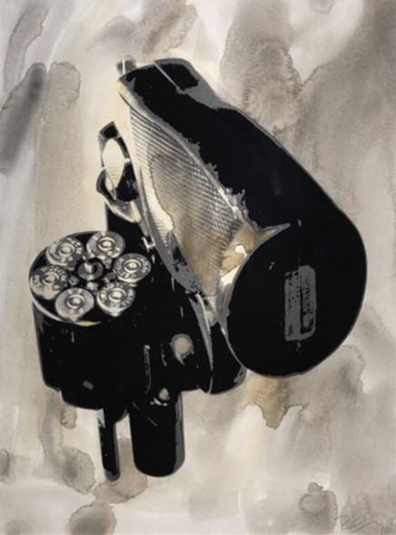 Untitled (Gun), from the Hope and Optimism Portfolio by Robert Longo