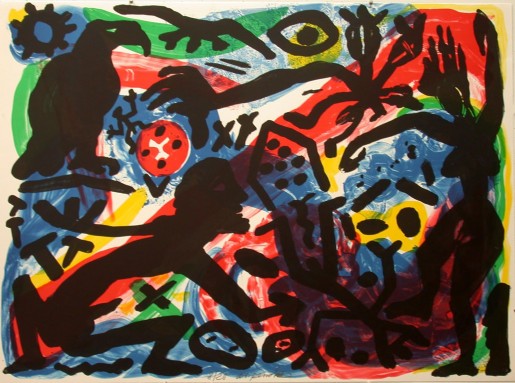 A.R. Penck, The Situation Now, California, 1992