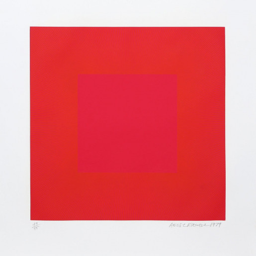 Richard Anuszkiewicz, Summer Suite (Red with Gold IV), 1979