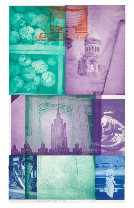 Soviet/American Array IV by Robert Rauschenberg
