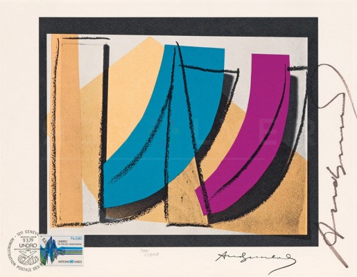Andy Warhol, U.N. Stamp (FS II.185), 1979