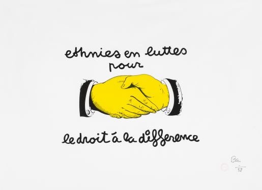 Ben Vautier, Ethnies en Luttes pour le Droit à la Difference, 1979-1990