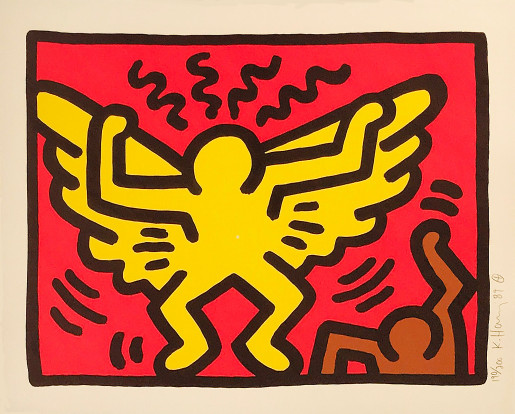 Keith Haring, Pop Shop IV (A), 1989