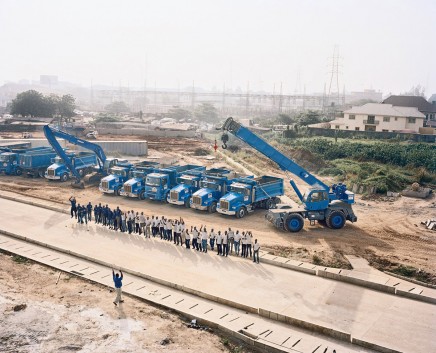 Gbagada General Hospital construction site, Lagos, Nigeria by Julian Röder