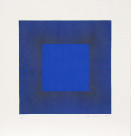 Richard Anuszkiewicz, Midnight Suite (Blue with Black), 1979