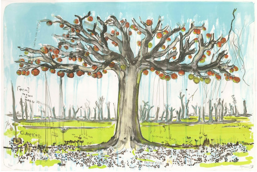 Fabrice Hyber, Pépins, 2019