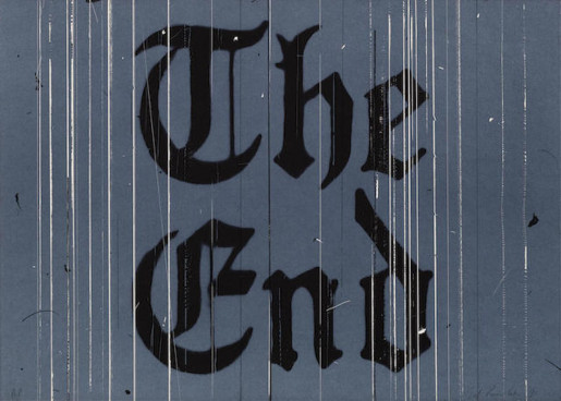 Ed Ruscha, The End, 1991