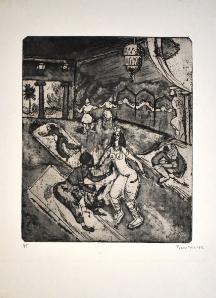 Russisches Ballett I (Russian Ballet I) by Max Pechstein