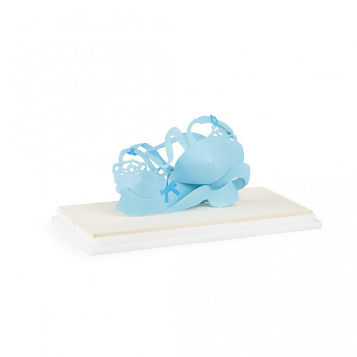 Tom Wesselmann, Tiny Dropped Bra (Maquette Liquitex), 1981