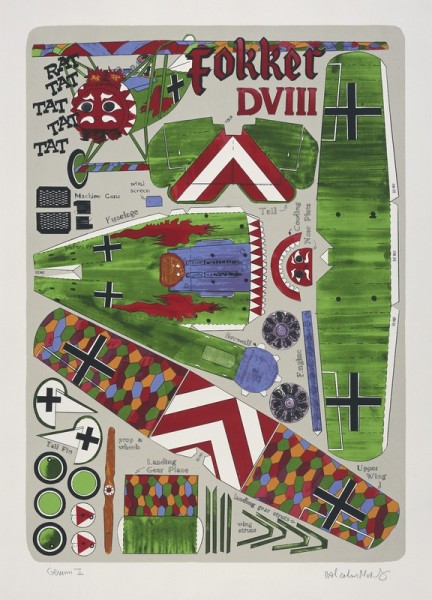 Malcolm Morley, Fokker DVIII, 2001