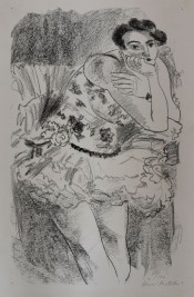 Danseuse à mi-jambes, Main au Menton (Pl. de l'album Dix danseuses)