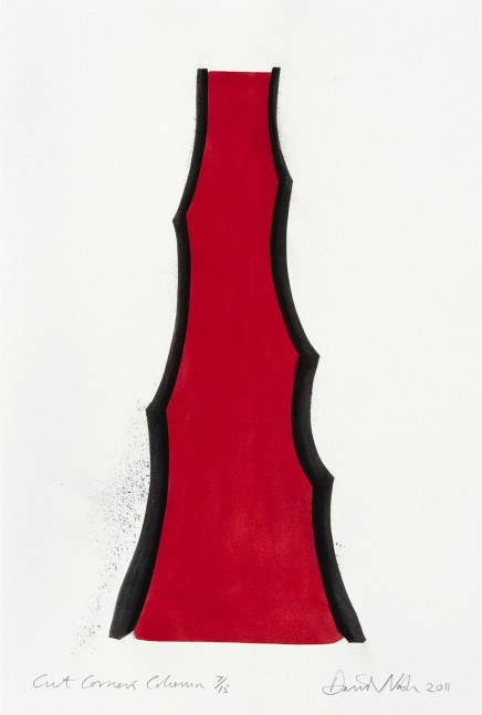 Cut Corners Column by David Nash