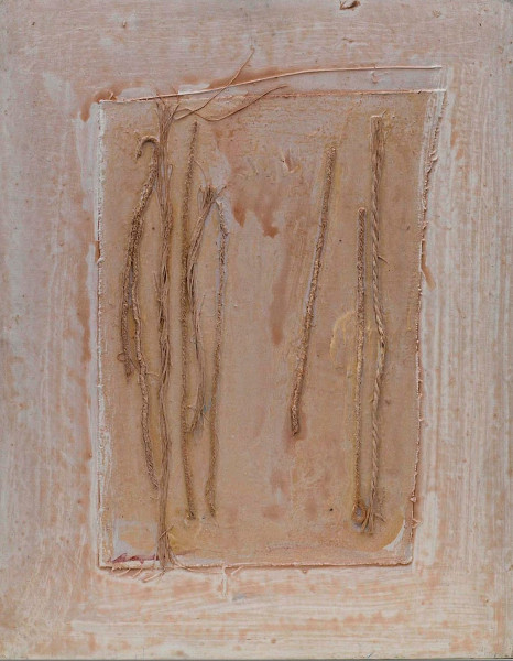 Adja Yunkers, String Drawing #7, 1981