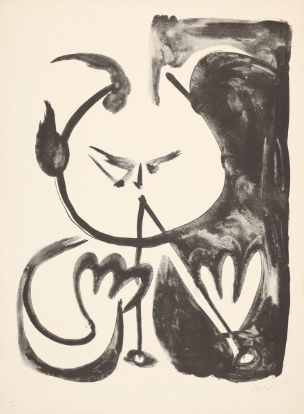 Pablo Picasso, Faune Musicien No. 5, 1948