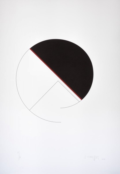 Gottfried Honegger, Cercle/Diagonale, 2014