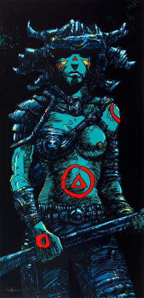 Philippe Druillet, Guerrière de la Nuit, 2017