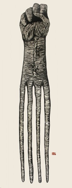 Sanford Biggers, Afropick, 2005