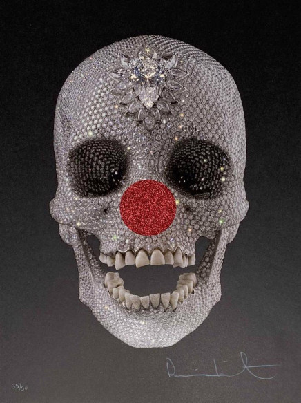 For the Love of Comic Relief by Damien Hirst