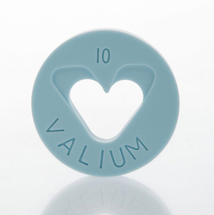 Valium 5mg Roche (Blue) by Damien Hirst