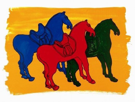Ancient Chinese Horses by Malcolm Morley