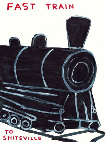 David Shrigley, Fast Train, 2021