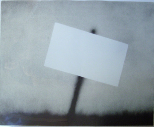 Ed Ruscha, Untitled (Blank Sign), 1989