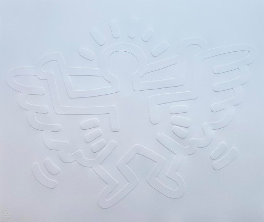 Keith Haring, White Icons (C) - Winged Angel, 1990