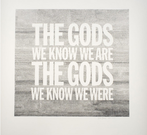 John Giorno, The Gods we Know we Are, 2005