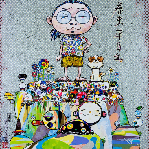 Takashi Murakami, With Eyes on the Reality of One Hundred Years from Now, 2013