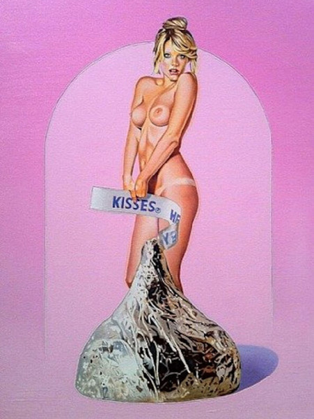 Mel Ramos, Miss Kiss, 2012