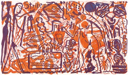 Strike by A.R. Penck
