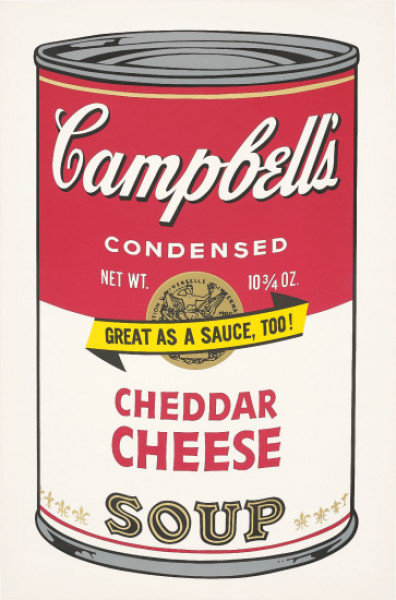 Andy Warhol, Cheddar Cheese (FS II.63), from the Portfolio “Campbell's Soup II”, 1969